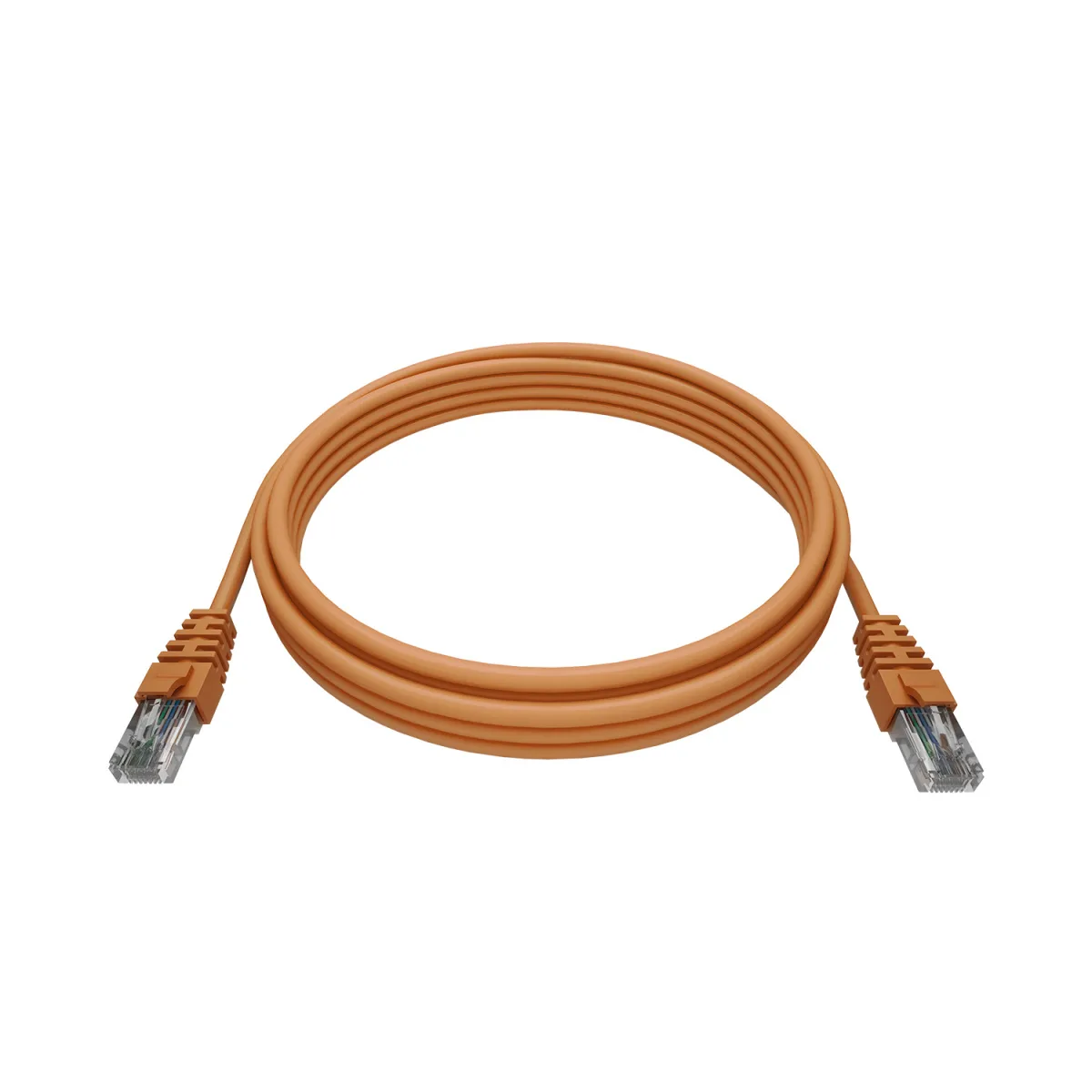 Патч-корд NTSS RJ45/8P8C, T568B UTP 6 кат. литой,1 метр, LSZH, оранжевый