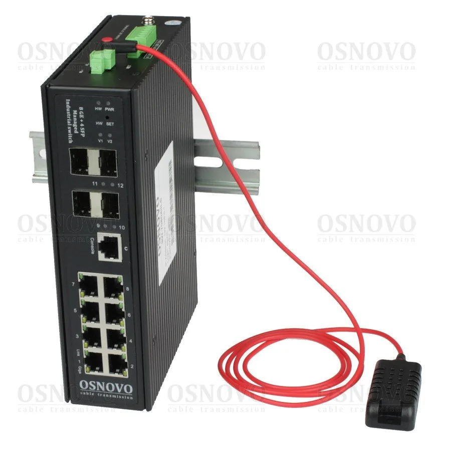 SW-70804/ILS Промышленный управляемый коммутатор OSNOVO