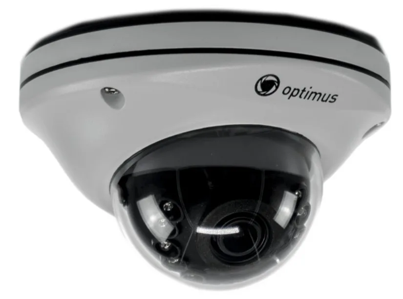 IP-S075.0(2.8)MP_V.1 купольная уличная IP камера видеонаблюдения с встроенным микрофоном Optimus
