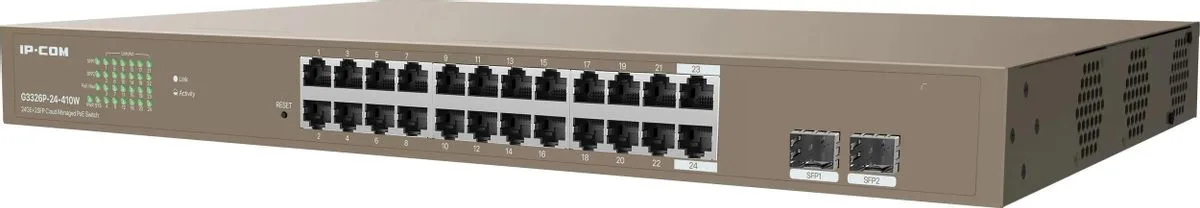 G3326P-24-410W 26-ти портовый управляемый облачный PoE коммутатор IP-COM