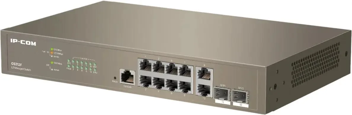 G5312F 12-ти портовый управляемый коммутатор IP-COM