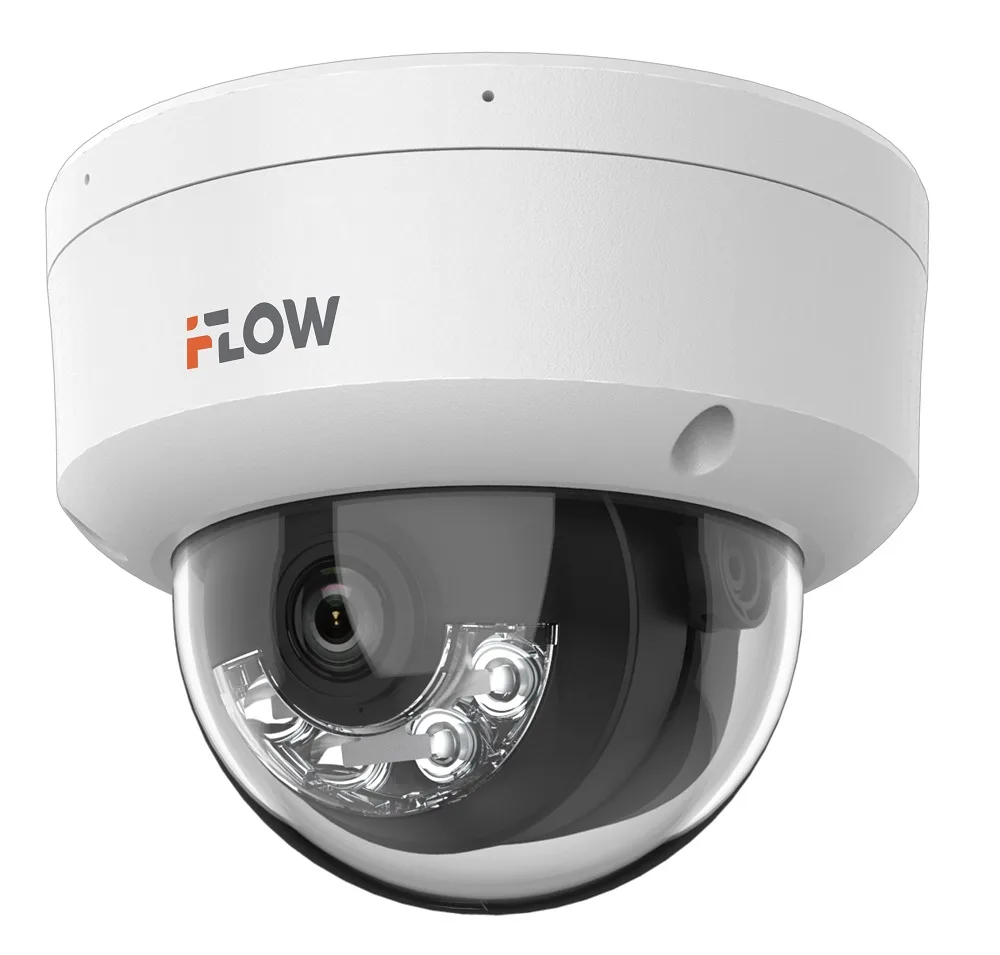 F-IC-2482C2MS(4mm) (Аналог DS-2CD2183G2-LIS2U(4mm)) 8Мп уличная купольная IP-камера с гибридной Smart подсветкой iFlow