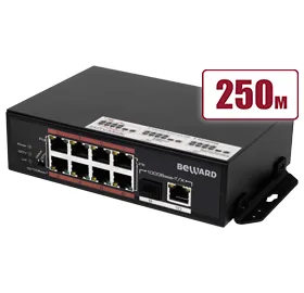 STP-811HPS Коммутатор Ethernet с поддержкой PoE неуправляемый 8 портов Beward