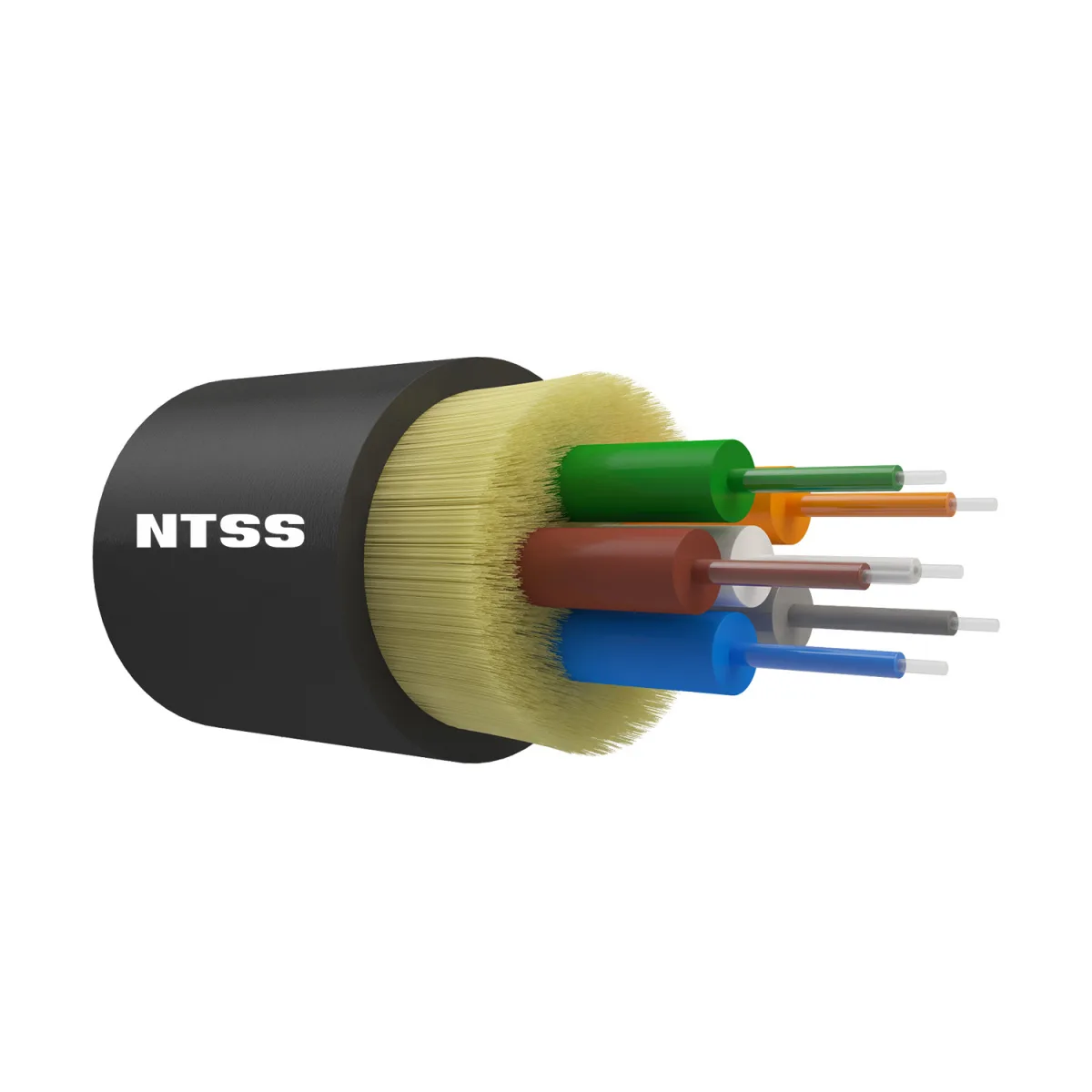 Оптический кабель распределительный NTSS, IN/OUT, 6 волокон OM4, 50/125, LSZH, черный