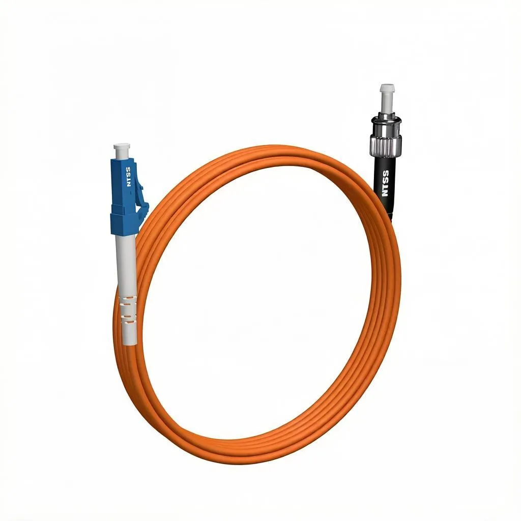 Шнур оптический NTSS spc LC/UPC-ST/UPC 62.5/125 2.0мм 6м LSZH (патч-корд)