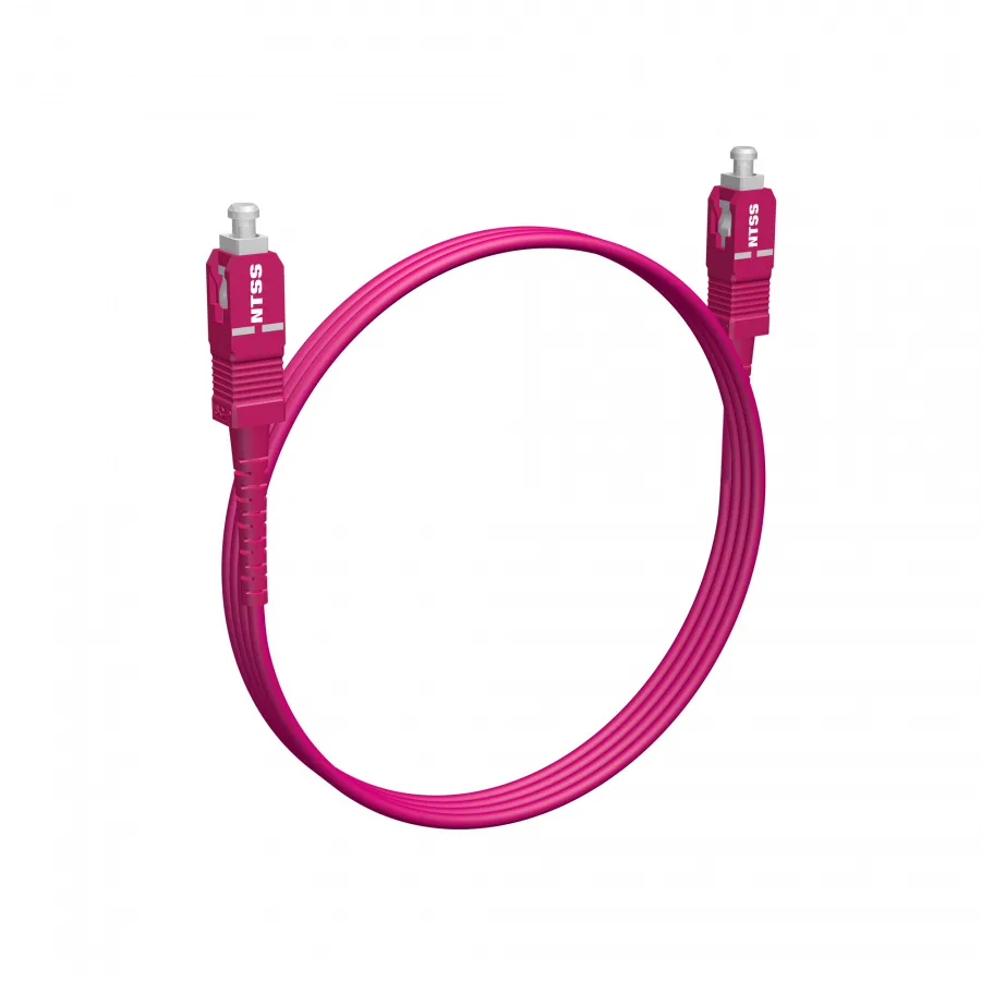 Шнур оптический NTSS PREMIUM spc SC/UPC-SC/UPC 50/125 OM4 2.0мм 2м LSZH (патч-корд)