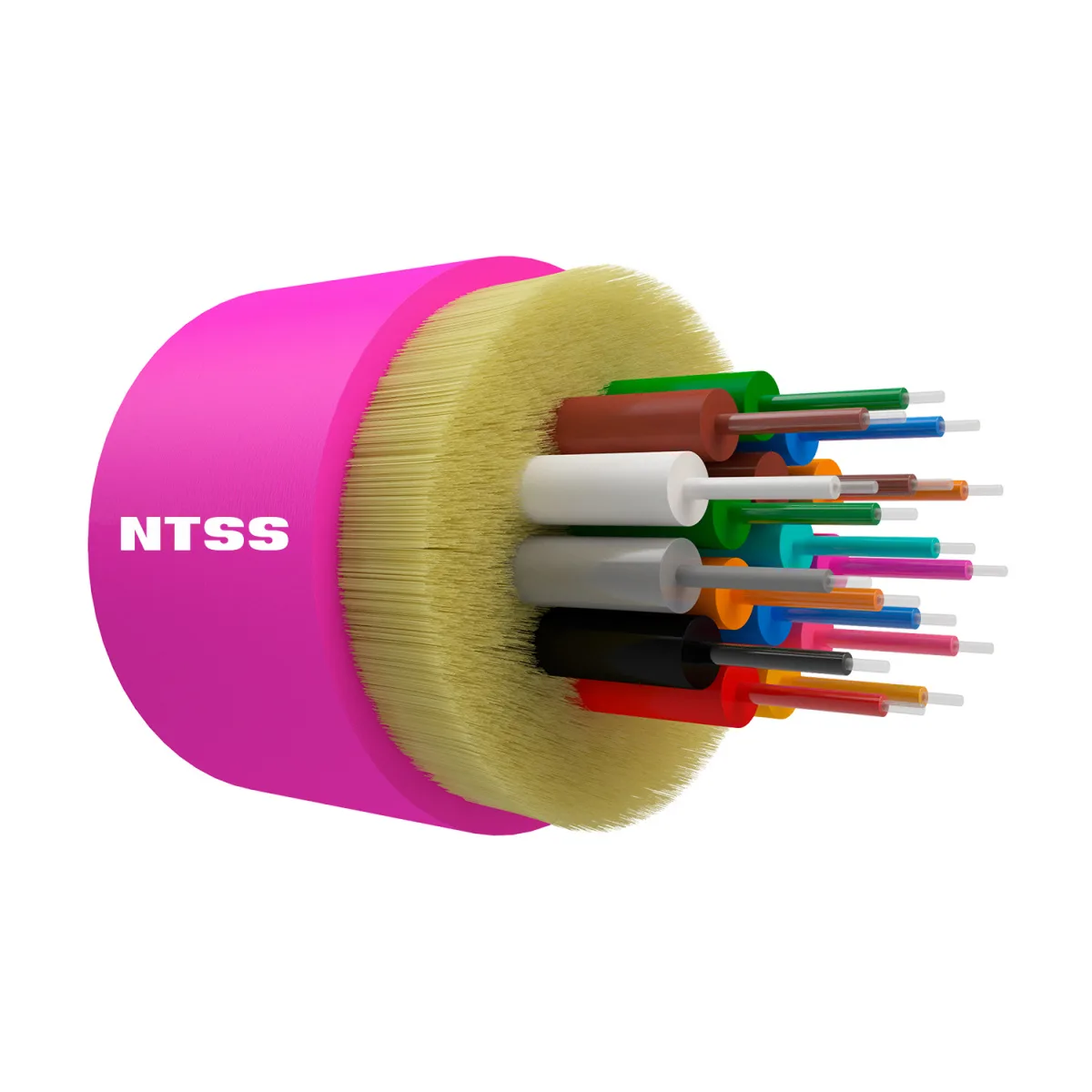 Оптический кабель внутренний NTSS 16 волокон OM4, 50/125, LSZH, маджента