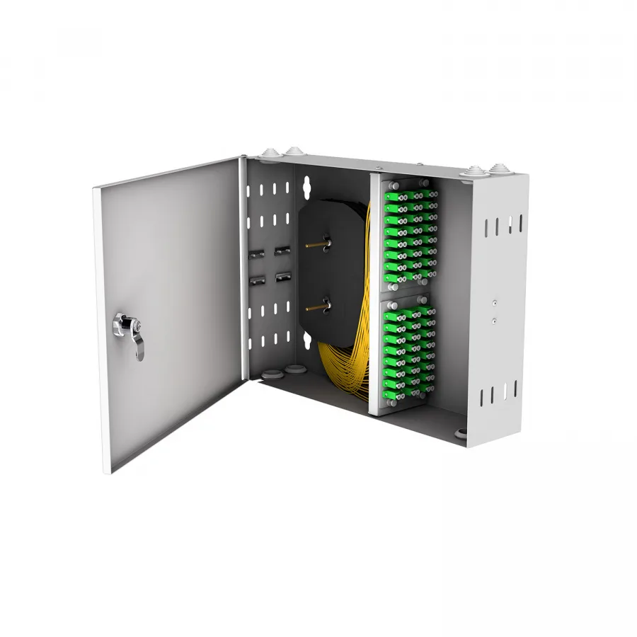 Кросс настенный NTSS PREMIUM, предсобранный, 32 порта LC/APC duplex, 9/125 мкм