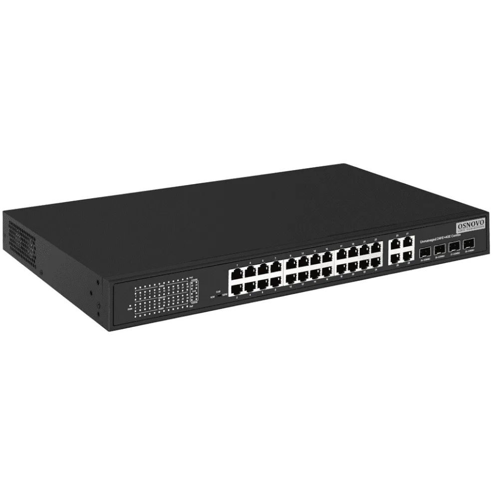 SW-62422(400W) Коммутатор 24-портовый Fast Ethernet с PoE OSNOVO
