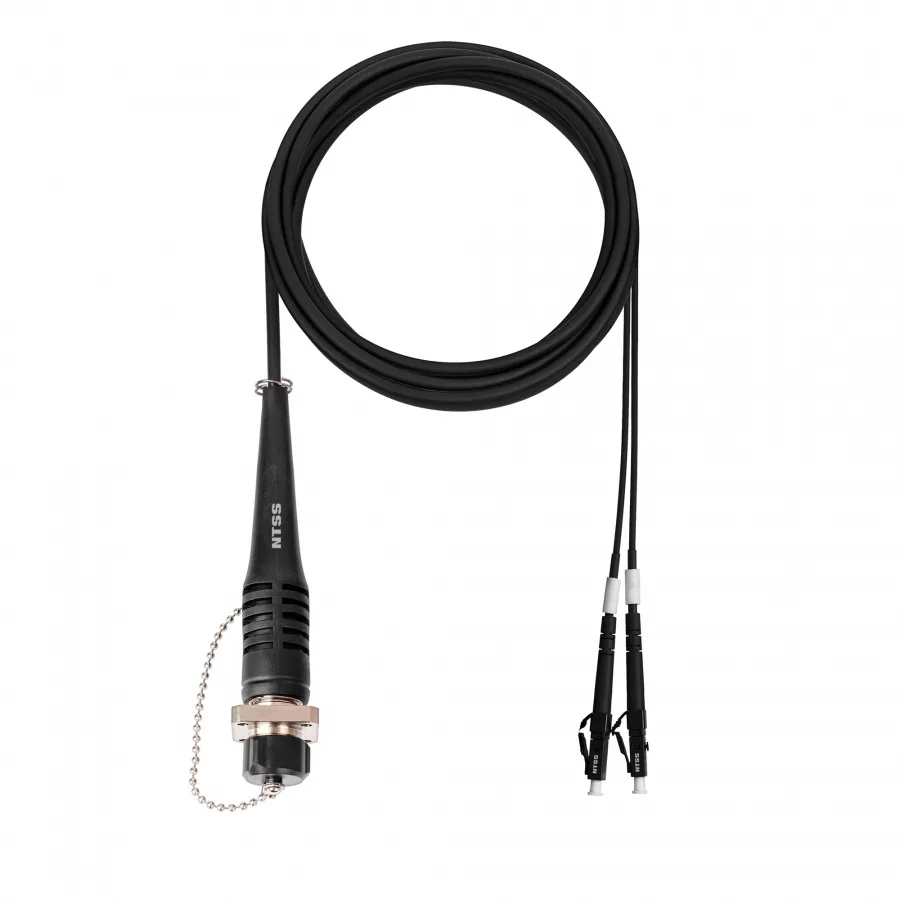 Сборка кабельная 2 волокна, LC/UPC-ODC/Socket 9/125мкм, вывод 0.3м, буфер 3мм, длина 5м