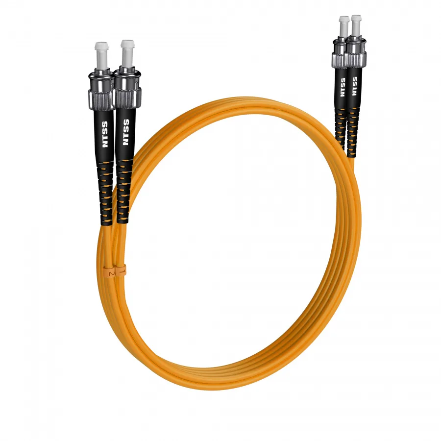 Шнур оптический NTSS dpc ST/UPC-ST/UPC 9/125 3.0мм 6м LSZH (патч-корд)