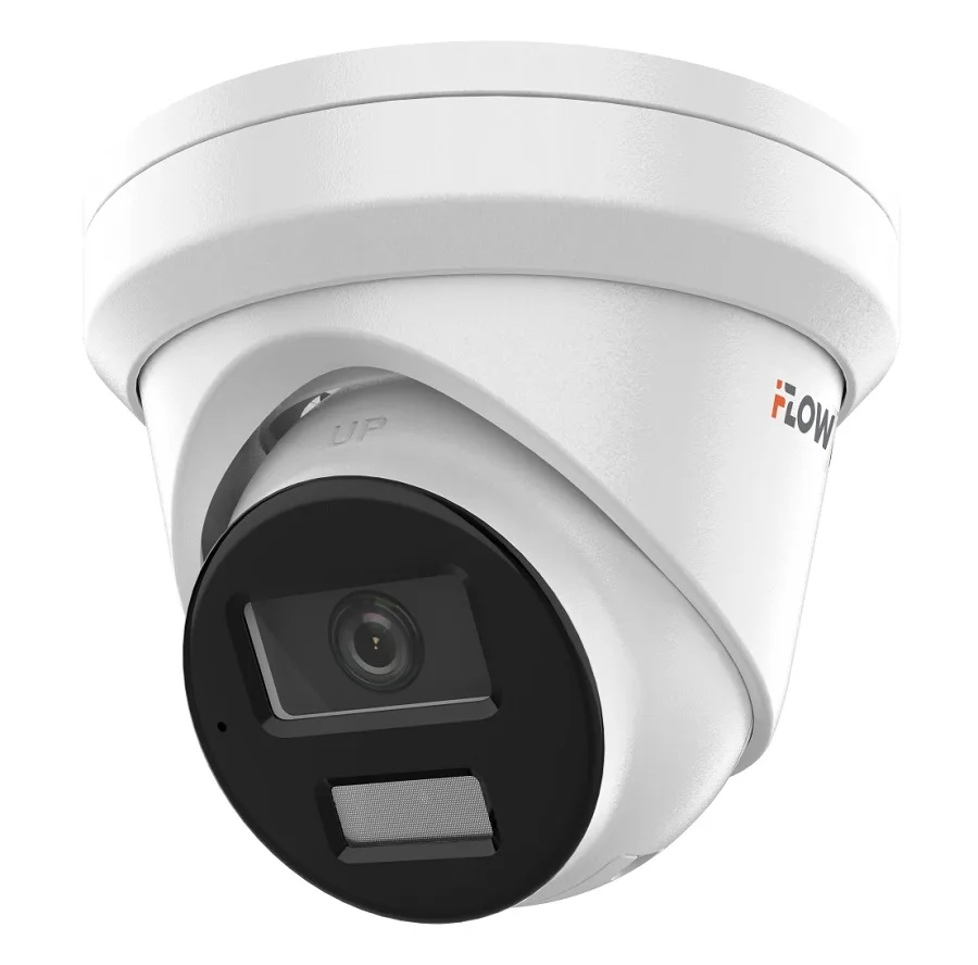 F-IC-2342C2M(4mm) (Аналог DS-2CD2343G2-LI2U) 4Мп уличная купольная IP-камера с гибридной Smart подсветкой до 30м и технологией SharpSense iFlow