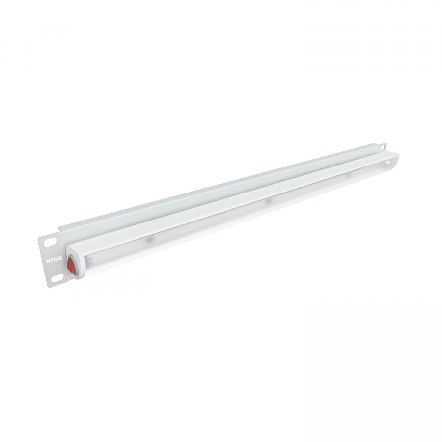 Панель осветительная NTSS, светодиодная (LED), крепление 19 1U, 220V, кабель 1.5м, немецкий стандарт, серый RAL 7035