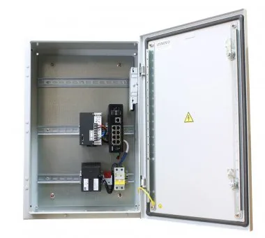 OSP-46T1(SW-60812/I) Уличный коммутатор с термостабилизацией и резервным питанием OSNOVO