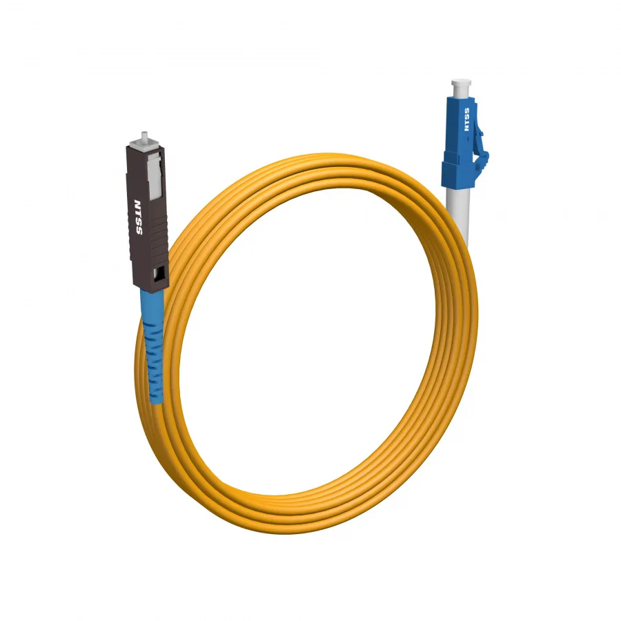 Шнур оптический NTSS spc MU/UPC-LC/UPC 9/125 2.0мм 5м LSZH (патч-корд)
