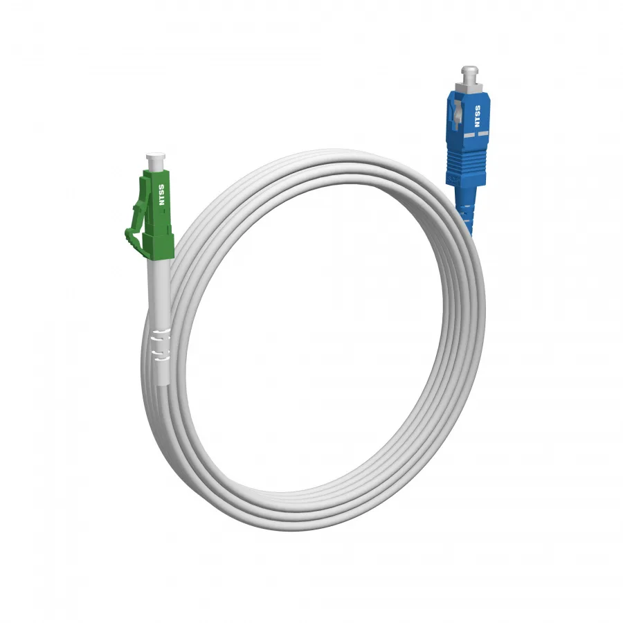 Шнур оптический NTSS spc LC/APC-SC/UPC 9/125 G.657A1 2.0мм 9м LSZH (патч-корд)