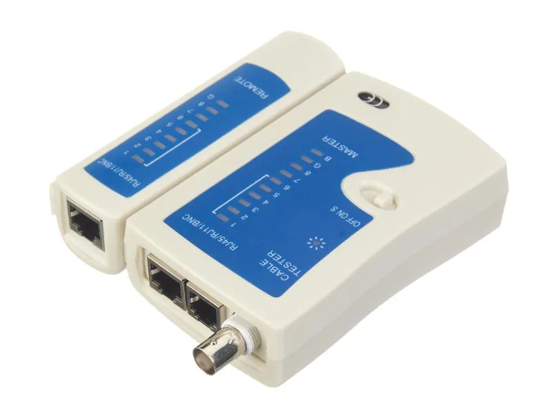 Кабельный тестер RJ45, RJ11, RJ12, BNC (NS 468Bv2) NETKO Optima