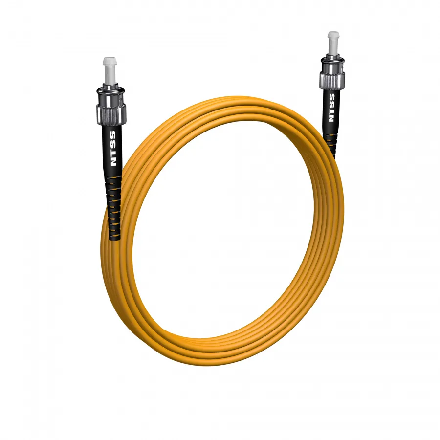 Шнур оптический NTSS PREMIUM spc ST/UPC-ST/UPC 9/125 2.0мм 10м LSZH (патч-корд)