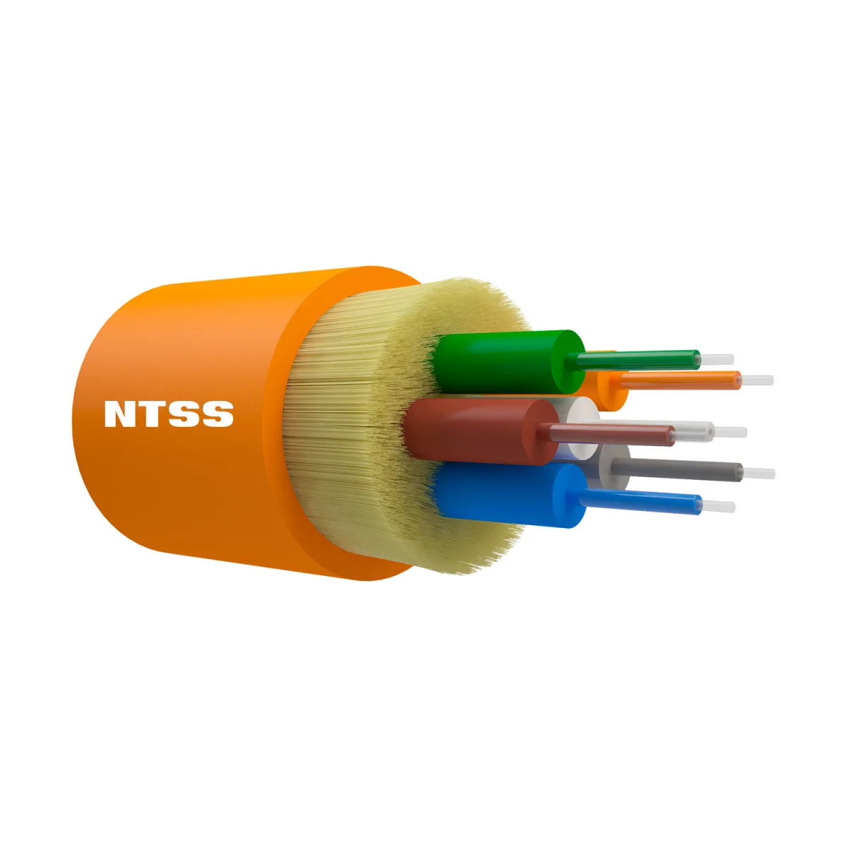 Оптический кабель внутренний NTSS PREMIUM 6 волокон OM1, 62.5/125, LSZH(нг(A)-HF), оранжевый