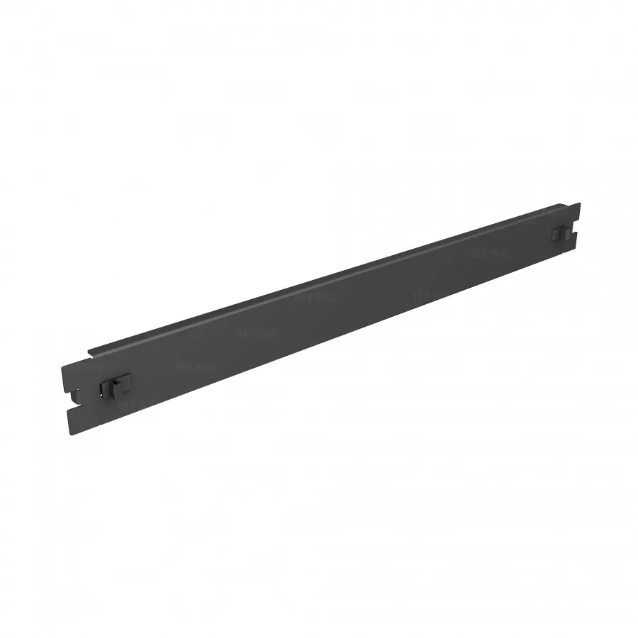 19" Панель заглушка 1U, без инструментальный монтаж, RAL9005