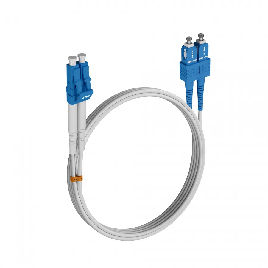 Шнур оптический NTSS PREMIUM dpc LC/UPC-SC/UPC 9/125 G.657A1 3.0мм 3м LSZH (патч-корд)