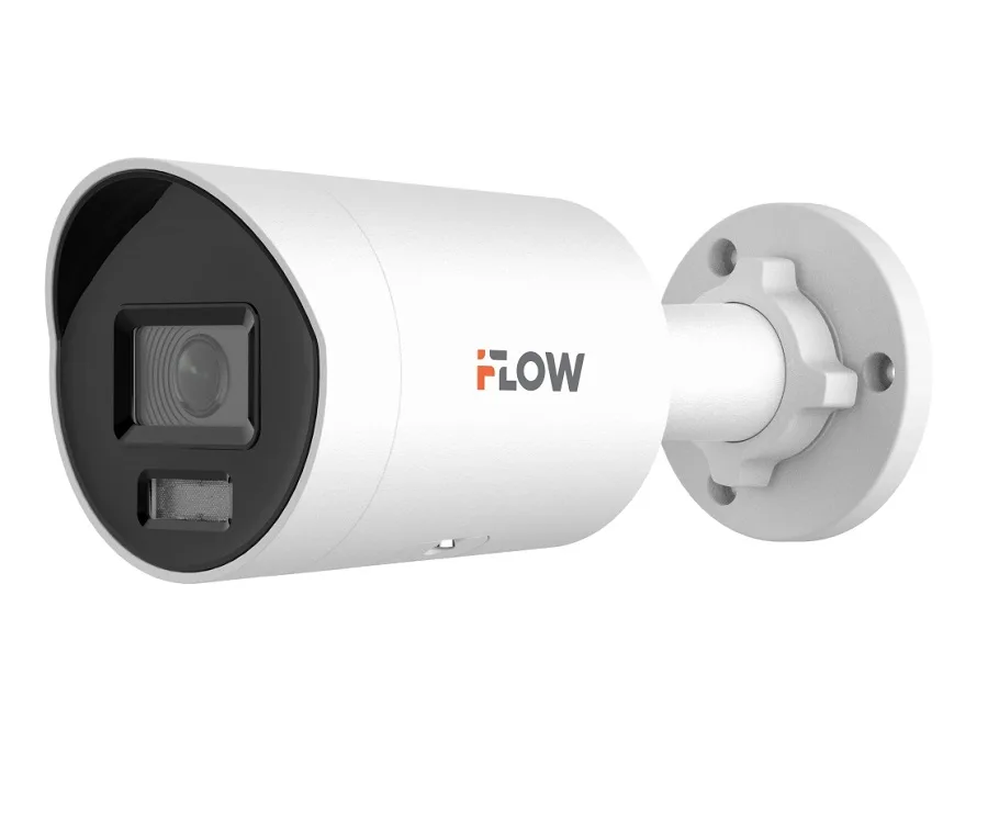 F-IC-2182C2M(2.8mm) (Аналог DS-2CD2083G2-LI2U) 8Мп уличная цилиндрическая IP-камера с гибридной Smart подсветкой до 40м и технологией SharpSense iFlow
