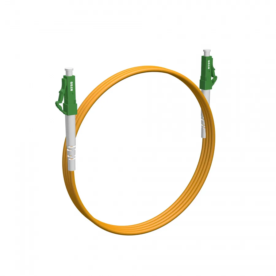 Армированный шнур оптический NTSS spc LC/APC-LC/APC 9/125 3.0мм 1м LSZH (патч-корд)