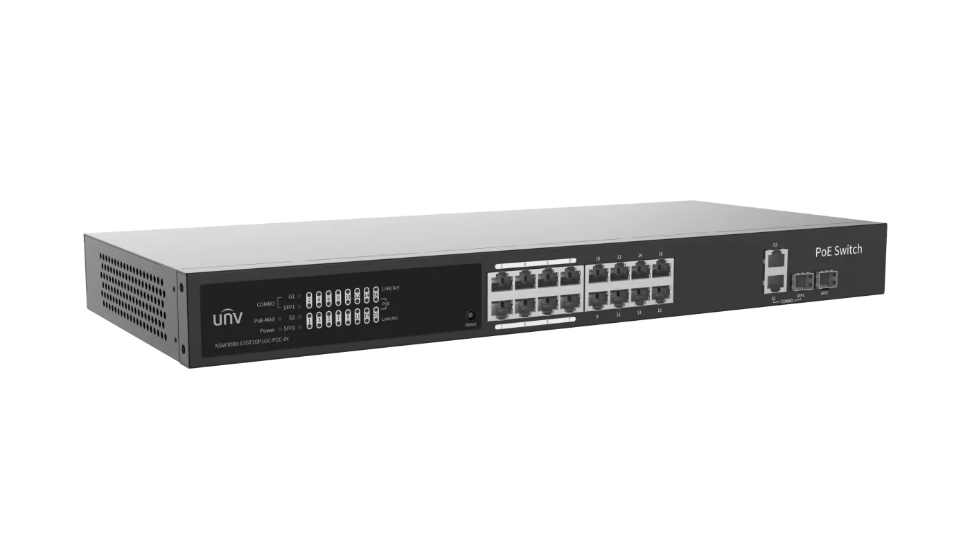 NSW3000-17GT1GP1GC-POE-IN Управляемый PoE коммутатор Uniview