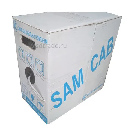 Кабель SAMCAB Самара UTP 2 пары, Кат.5е, внутренний, 305м