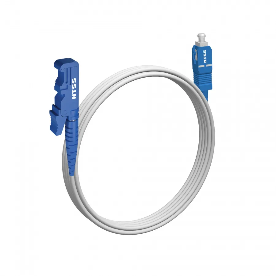 Шнур оптический NTSS spc E2000/UPC-SC/UPC 9/125 G.657A1 3.0мм 3м LSZH (патч-корд)