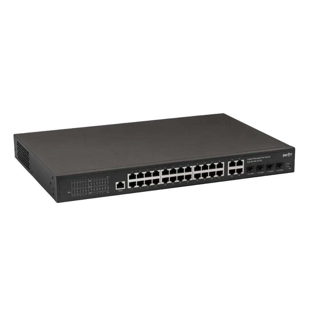 SKAT PoE-M-24G-4G-4S Управляемый L2+ коммутатор PoE Plus Бастион