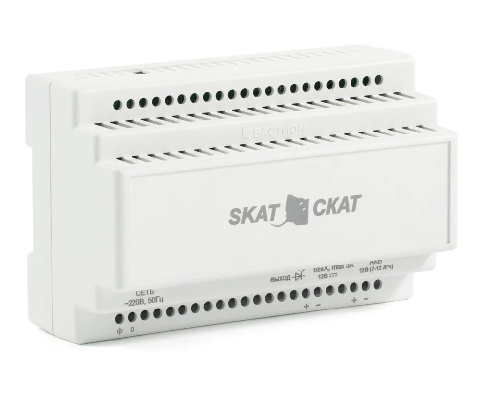 SKAT-12-3,0-DIN Источник бесперебойного питания 12В/3А Бастион