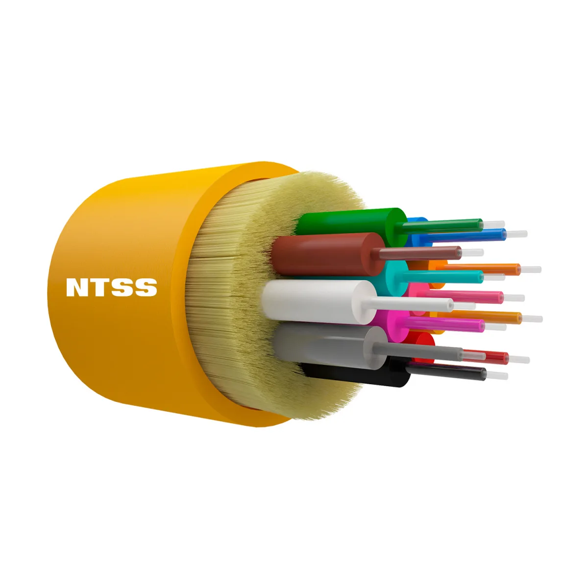 Оптический кабель внутренний NTSS PREMIUM 12 волокон OS2, 9/125, нг(A)-HFLTx, жёлтый