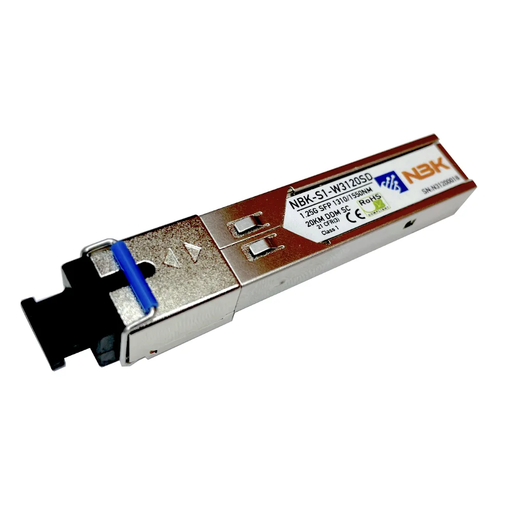 SFP модуль NBK NB-S1-W3120SD, 1.25G, WDM (20 км, TX 1310 нм, SC)