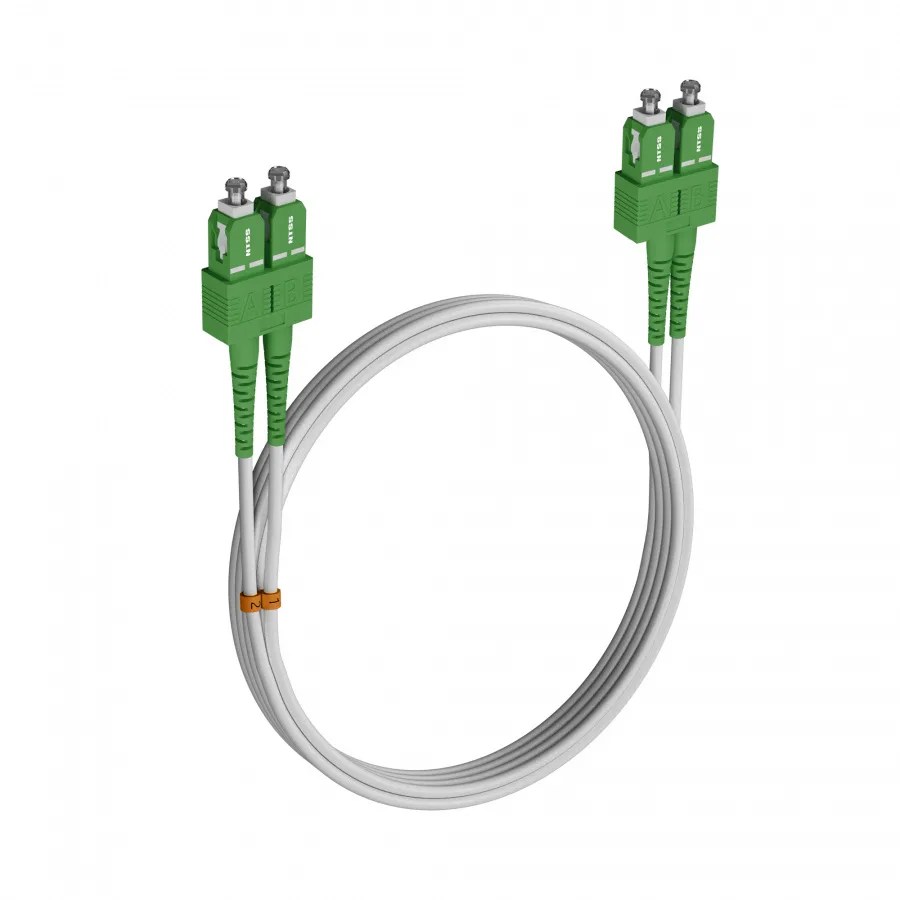 Шнур оптический NTSS dpc SC/APC-SC/APC 9/125 G.657A1 3.0мм 7м LSZH (патч-корд)