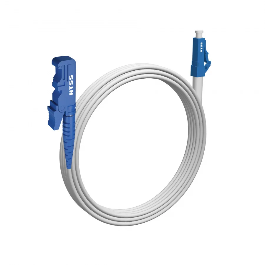Шнур оптический NTSS spc E2000/UPC-LC/UPC 9/125 G.657A1 3.0мм 10м LSZH (патч-корд)