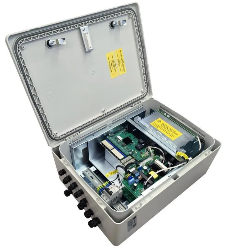 PSW+UPS-Box 8x2Pro Коммутатор для подключения 8-ми камер Tfortis