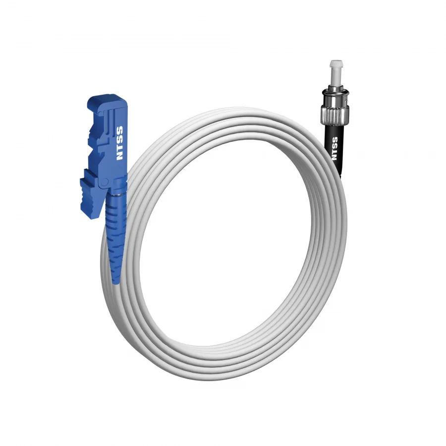 Шнур оптический NTSS spc E2000/UPC-ST/UPC 9/125 G.657A1 3.0мм 20м LSZH (патч-корд)