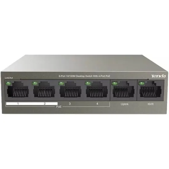 TEF1106P-4-63W Коммутатор POE Tenda