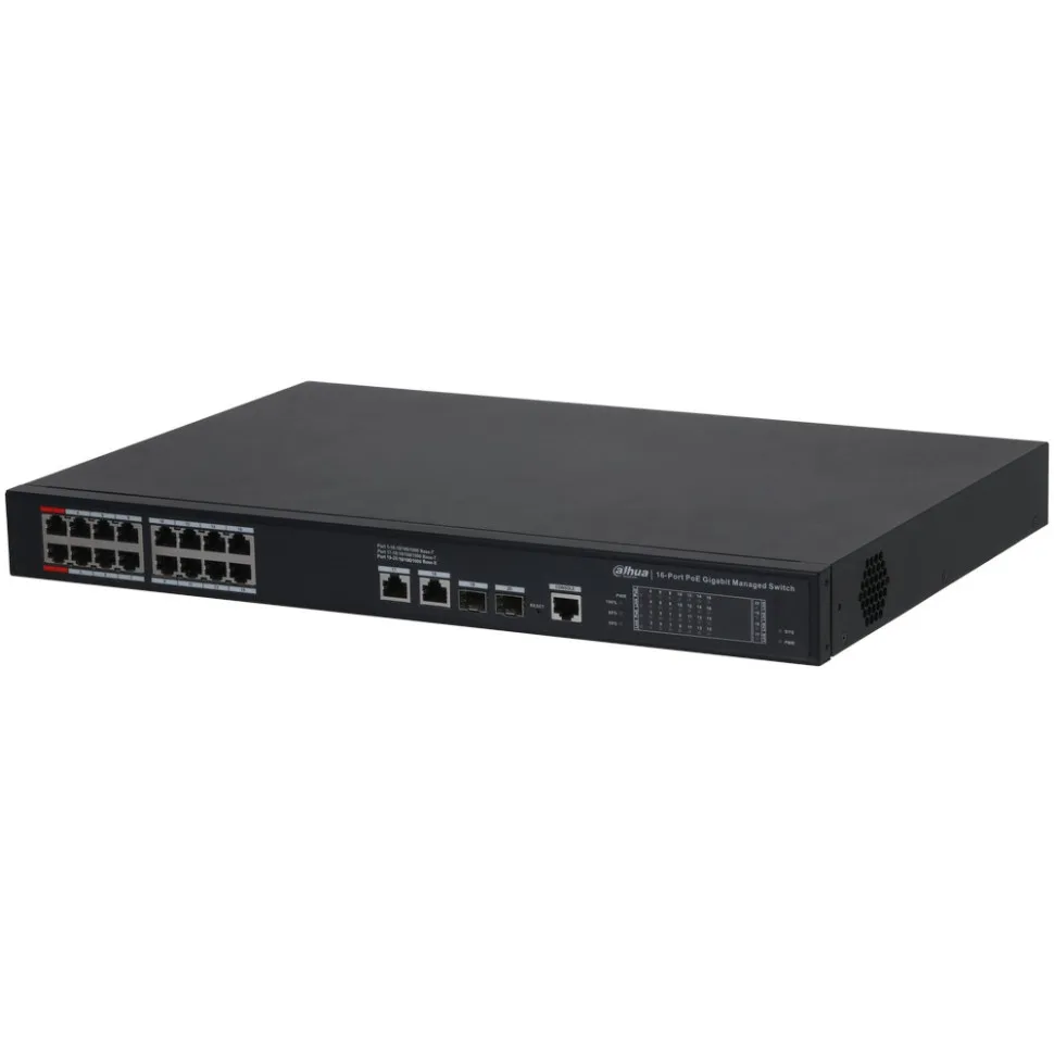DH-S4220-16GT-240 16-портовый гигабитный управляемый коммутатор с PoE Dahua