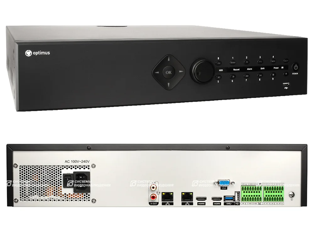 NVR-5648_V.1 IP-видеорегистратор 64-х канальный Optimus