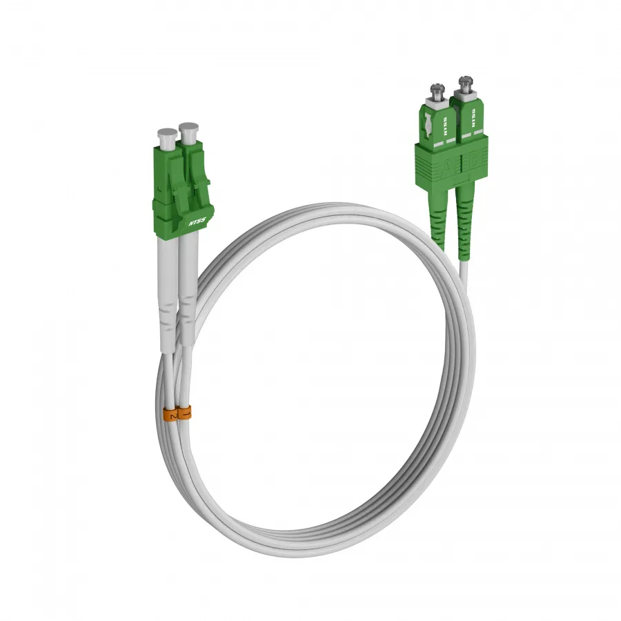 Шнур оптический NTSS dpc LC/APC-SC/APC 9/125 G.657A1 3.0мм 5м LSZH (патч-корд)