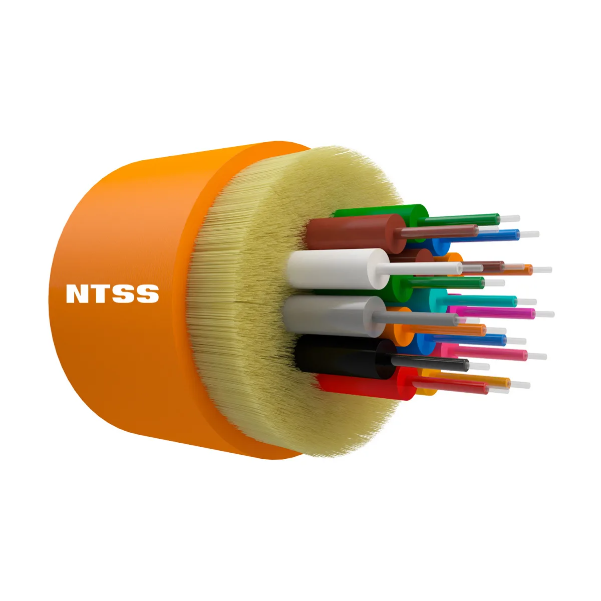 Оптический кабель внутренний NTSS 16 волокон OM1, 62.5/125, LSZH, оранжевый