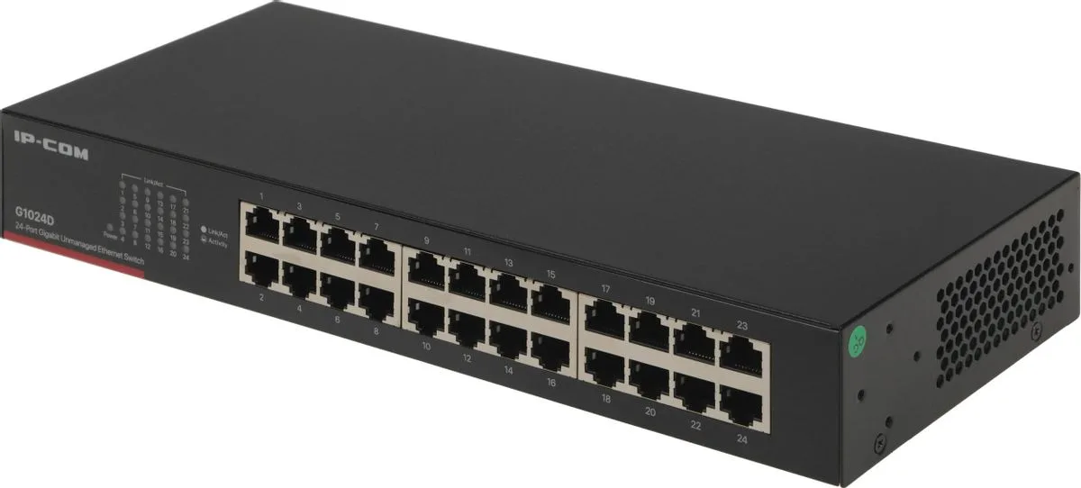 G1024D 24-х портовый гигабитный неуправляемый коммутатор IP-COM