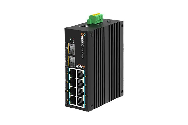 SP3010FM Промышленный настраиваемый сетевой POE коммутатор Wi-Tek