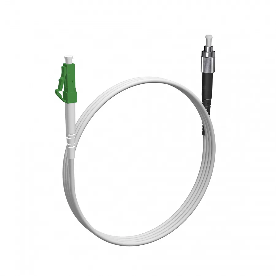 Шнур оптический NTSS spc LC/APC-FC/UPC 9/125 G.657A1 2.0мм 1м LSZH (патч-корд)
