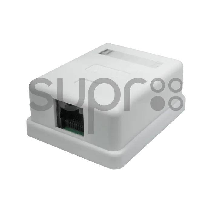 Розетка накладная SUPRLAN SYSTEM, UTP, Cat.5e, 1 порт