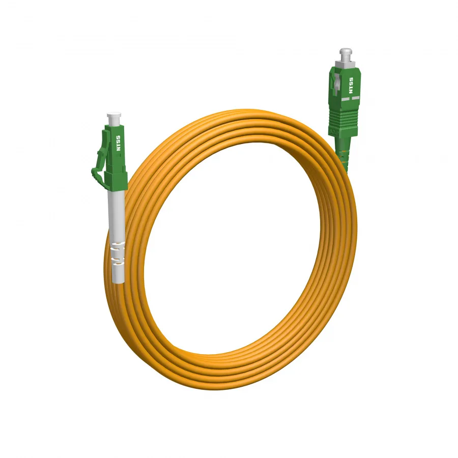 Шнур оптический NTSS spc LC/APC-SC/APC 9/125 3.0мм 25м LSZH (патч-корд)