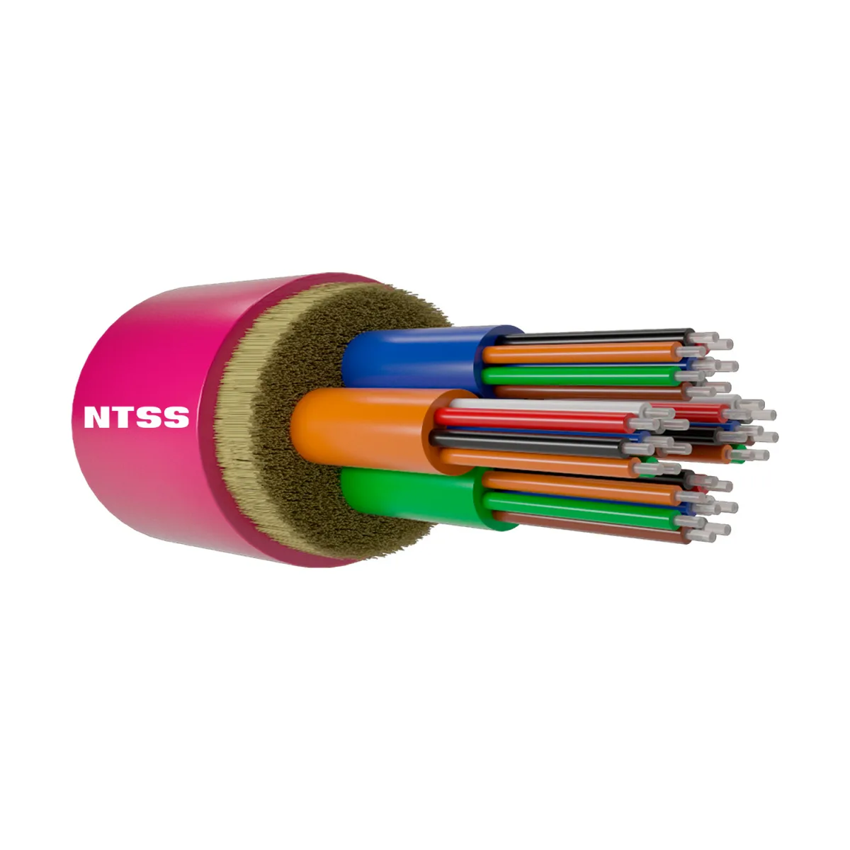 Оптический кабель внутренний NTSS PREMIUM 72 волокна микромодули (6х12), OM4, 50/125, нг(A)-HFLTx, маджента