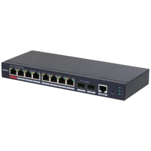 DH-HS4210-8GT-110 10-портовый управляемый гигабитный коммутатор с PoE Dahua